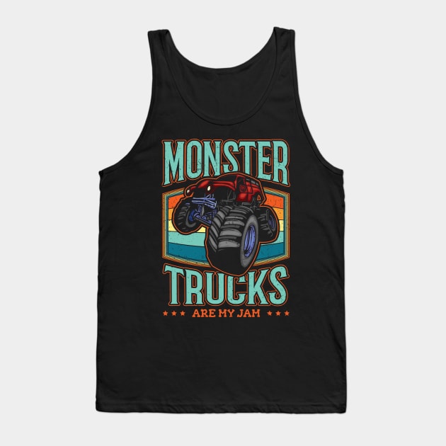 Monster Truck are my Jam Vintage Trucker Tank Top by aneisha